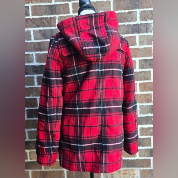 GAP Red Plaid Wool Utility Jacket - Picture 6 of 11
